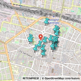 Mappa Piazza Dei Martiri, 40122 Bologna BO, Italia (0.365)