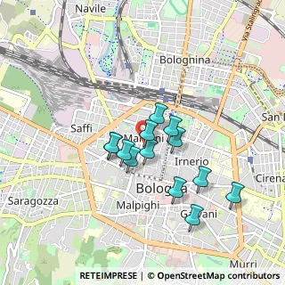 Mappa Via Marconi Guglielmo, 40122 Bologna BO, Italia (0.71154)