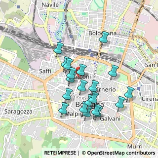 Mappa Piazza Dei Martiri, 40122 Bologna BO, Italia (0.833)