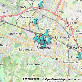Mappa Piazza Dei Martiri, 40122 Bologna BO, Italia (1.29455)