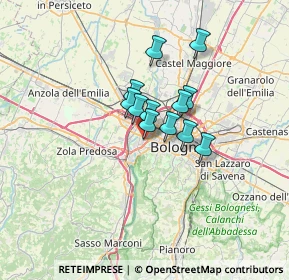 Mappa Via Tintoretto, 40133 Bologna BO, Italia (4.12333)