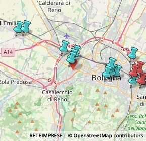 Mappa Via Tintoretto, 40133 Bologna BO, Italia (4.68063)