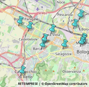 Mappa Via Adolfo de Carolis, 40133 Bologna BO, Italia (2.31583)
