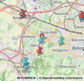 Mappa Via Adolfo de Carolis, 40133 Bologna BO, Italia (2.94)