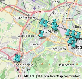 Mappa Via Adolfo de Carolis, 40133 Bologna BO, Italia (2.20786)