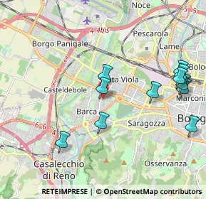 Mappa Via Adolfo de Carolis, 40133 Bologna BO, Italia (2.23182)