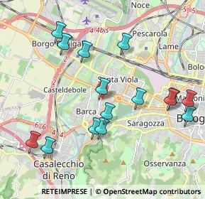 Mappa Via Adolfo de Carolis, 40133 Bologna BO, Italia (2.17)