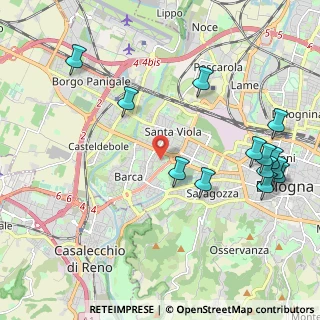 Mappa Via Giovanni Gioseffo dal Solo, 40133 Bologna BO, Italia (2.51308)