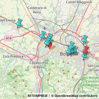 Mappa Via Giovanni Gioseffo dal Solo, 40133 Bologna BO, Italia (3.75)