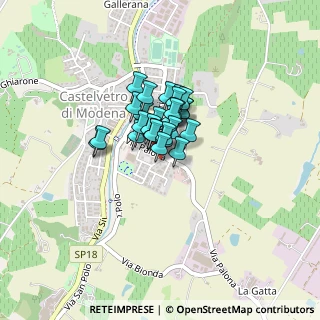 Mappa Via I. Silone, 41014 Castelvetro di Modena MO, Italia (0.21071)