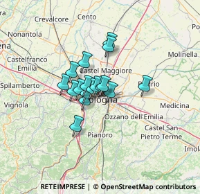 Mappa Piazza Maggiore, 40121 Bologna BO, Italia (7.73118)