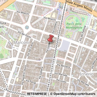 Mappa Via Galliera,  55, 40121 Bologna, Bologna (Emilia Romagna)