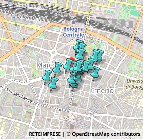 Mappa Piazza Maggiore, 40121 Bologna BO, Italia (0.2295)