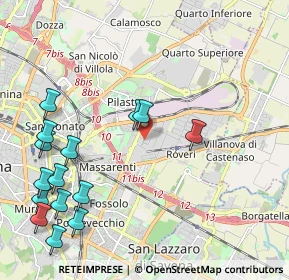 Mappa Via Clementè Primodi, 40138 Bologna BO, Italia (2.65533)