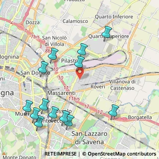 Mappa Via del Decoratore, 40138 Bologna BO, Italia (2.53077)