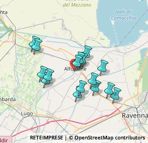 Mappa Via Carlo Pisacane, 48011 Alfonsine RA, Italia (5.97375)