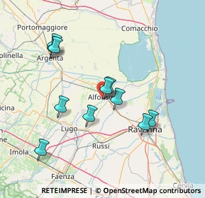 Mappa Via Carlo Pisacane, 48011 Alfonsine RA, Italia (13.93)