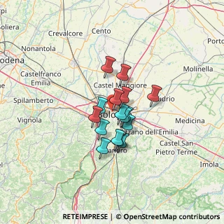 Mappa Via del Rondone, 40122 Bologna BO, Italia (8.47938)