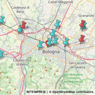 Mappa Via del Rondone, 40122 Bologna BO, Italia (4.72615)
