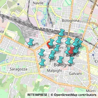 Mappa Via del Rondone, 40122 Bologna BO, Italia (0.827)