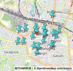 Mappa Via del Rondone, 40122 Bologna BO, Italia (0.7655)