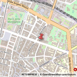 Mappa Via Irnerio, 28, 40126 Bologna, Bologna (Emilia Romagna)
