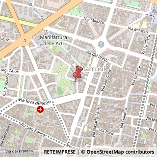 Mappa Via Azzo Gardino, 8, 40122 Bologna, Bologna (Emilia Romagna)
