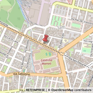 Mappa Via Aurelio Saffi, 45, 40131 Bologna, Bologna (Emilia Romagna)