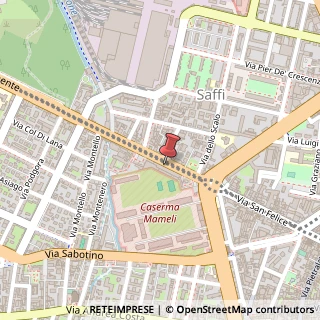 Mappa Via Aurelio Saffi, 10, 40131 Bologna, Bologna (Emilia Romagna)