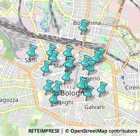 Mappa Vicolo Paglia Corta, 40121 Bologna BO, Italia (0.7205)