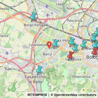 Mappa Via Nino Bertocchi, 40133 Bologna BO, Italia (3.35125)
