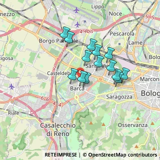 Mappa Via Nino Bertocchi, 40133 Bologna BO, Italia (1.4)