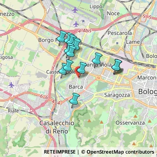 Mappa Via Nino Bertocchi, 40133 Bologna BO, Italia (1.416)
