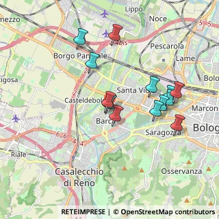 Mappa Via Nino Bertocchi, 40133 Bologna BO, Italia (1.79077)