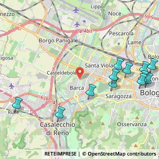 Mappa Via Nino Bertocchi, 40133 Bologna BO, Italia (2.805)