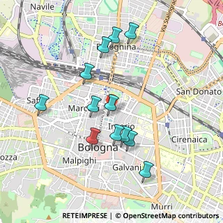 Mappa Via Ciro Menotti, 40126 Bologna BO, Italia (0.91833)