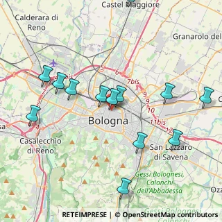 Mappa Via Ciro Menotti, 40126 Bologna BO, Italia (4.47077)