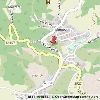 Mappa Via scaluccia 17, 42031 Baiso, Reggio nell'Emilia (Emilia Romagna)