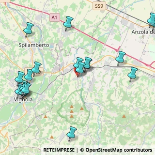Mappa Via Monteveglio, 40053 Valsamoggia BO, Italia (5.69)