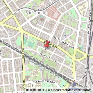 Mappa Via Gustavo Modena, 36, 40127 Bologna, Bologna (Emilia Romagna)
