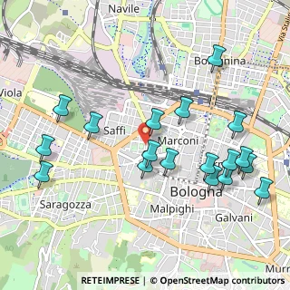 Mappa Via Luigi Calori, 40122 Bologna BO, Italia (1.135)
