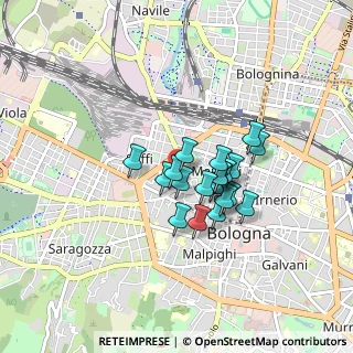 Mappa Via Luigi Calori, 40122 Bologna BO, Italia (0.5975)