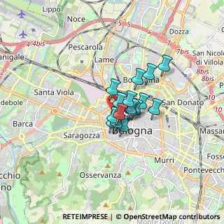 Mappa Via Luigi Calori, 40122 Bologna BO, Italia (0.95313)