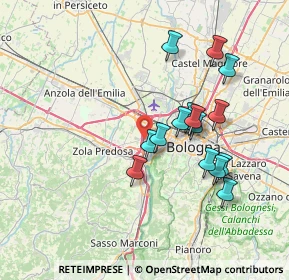 Mappa Via Rotta, 40132 Bologna BO, Italia (6.818)