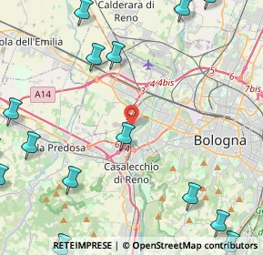 Mappa Via Rotta, 40132 Bologna BO, Italia (7.13176)