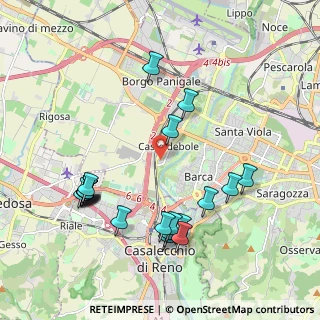 Mappa Via Rotta, 40132 Bologna BO, Italia (2.236)
