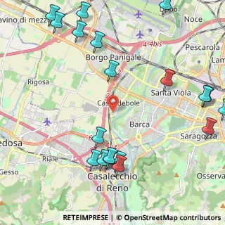 Mappa Via Rotta, 40132 Bologna BO, Italia (2.985)
