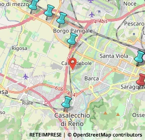 Mappa Via Rotta, 40132 Bologna BO, Italia (3.34091)