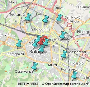 Mappa Via Quirino Majorana, 40126 Bologna BO, Italia (1.75462)