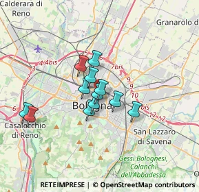 Mappa Via Quirino Majorana, 40126 Bologna BO, Italia (2.46833)